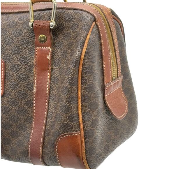 Celine Vintage Macadam Boston Bag*Beautiful Vintage Condition! Iconic Celine - Picture 7 of 15